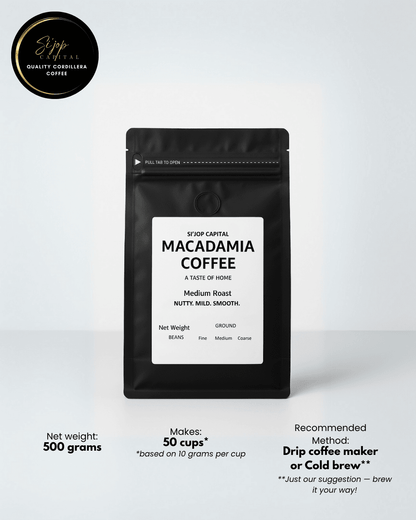 Macadamia Coffee 500 grams - Si'jop Capital Specialty Coffee